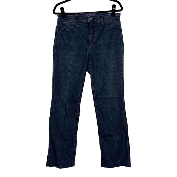 NYDJ Lift & Tuck Tech Straight Leg Denim Jean - Women’s 8 Short - Picture 1 of 8